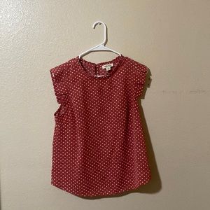 Pink dressy top